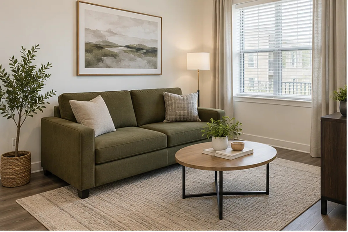 repeatable sofa layouts across units